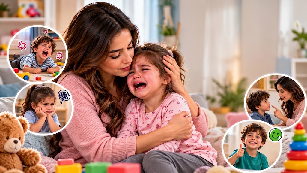نوبات الغضب عند الأطفال : 7 طرق ذكية تساعدكِ على تهدئة طفلكِ دون صراخ