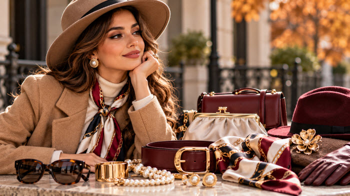 إكسسوارات موضة خريف و شتاء 2026.. 7 صيحات تضيف الأناقة لإطلالتكِ